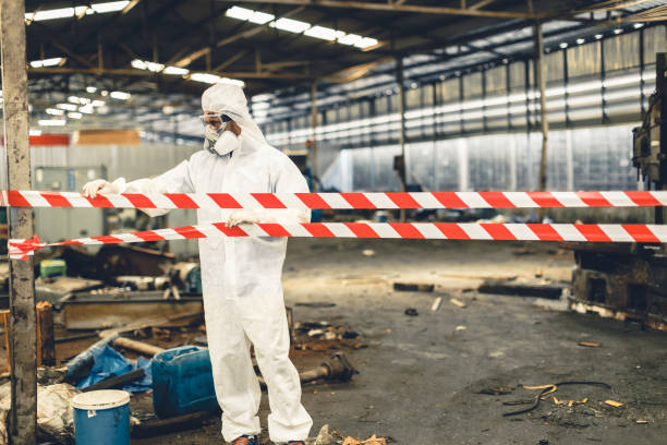 Professional Hoarding Cleanup technician working in Moreland, GA